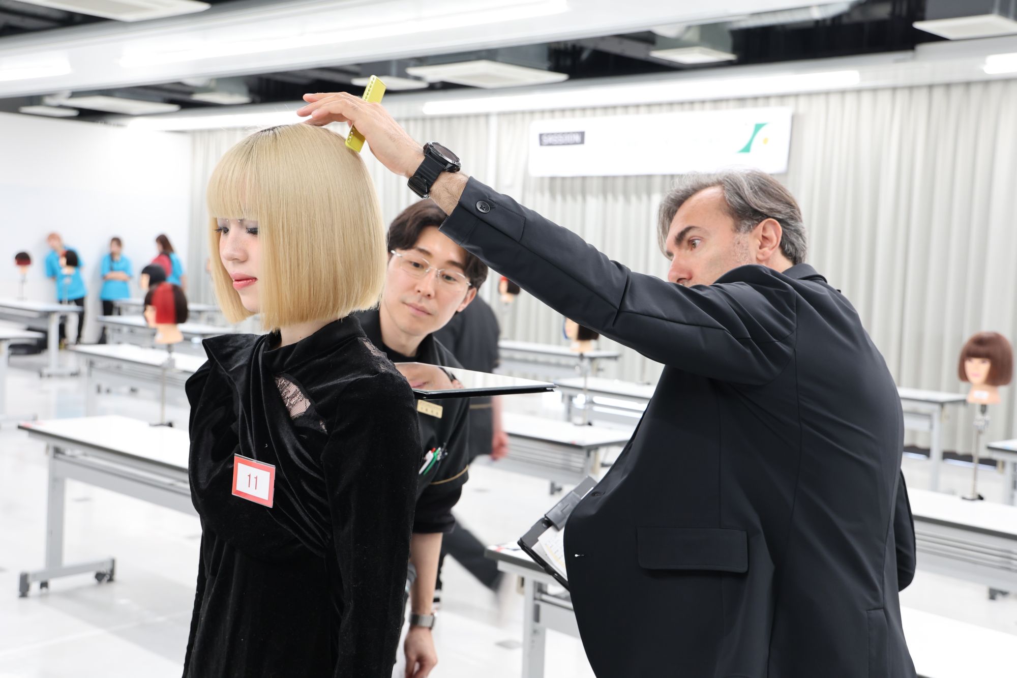 全国大会に向けて！サスーンカットコンテスト校内予選を開催しました★